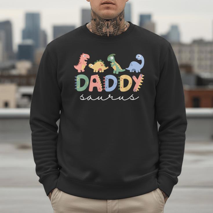 DaddysaurusRex Dinosaur Dad Daddy Saurus Family Men Sweatshirt
