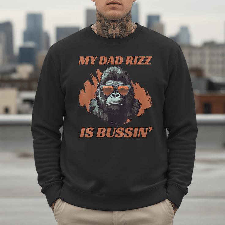Dad's Birthday Father's Day Dad RIzz Is Bussin' Men Sweatshirt
