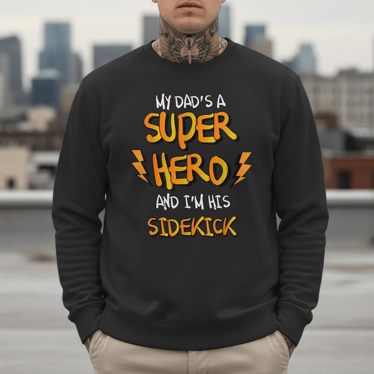 My Dads a Superhero Shirt Cool KidsShirt Men Sweatshirt
