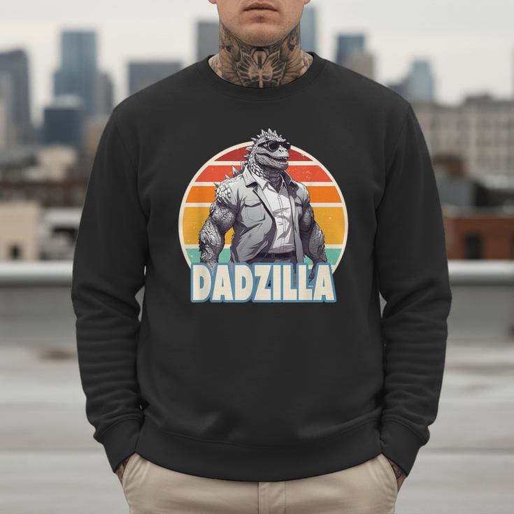 Dadzilla The Rad Dad Kaiju Vibes Men Sweatshirt