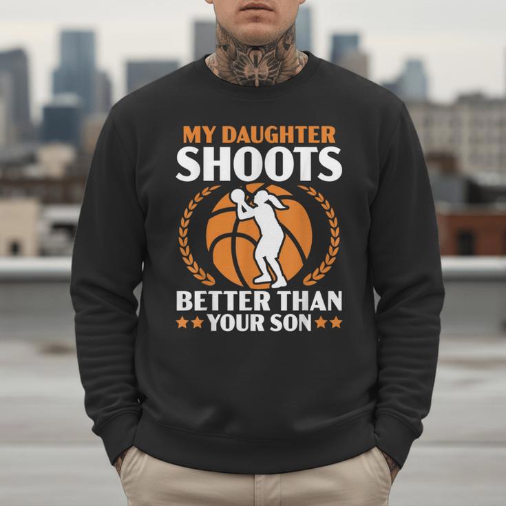 Daughter Basketball Sport Basketball Dad Mom Basketball Fan Men Sweatshirt Daughter Basketball Sport Basketball Dad Mom Basketball Fan Men Sweatshirt