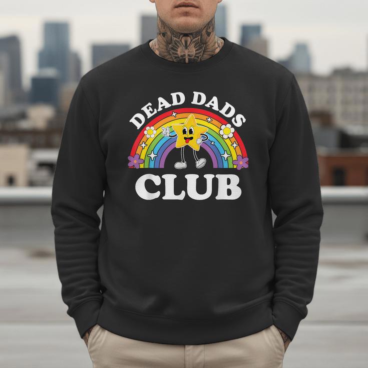Dead Dads Club Inappropriate Cringe Adult Raunchy Men Sweatshirt