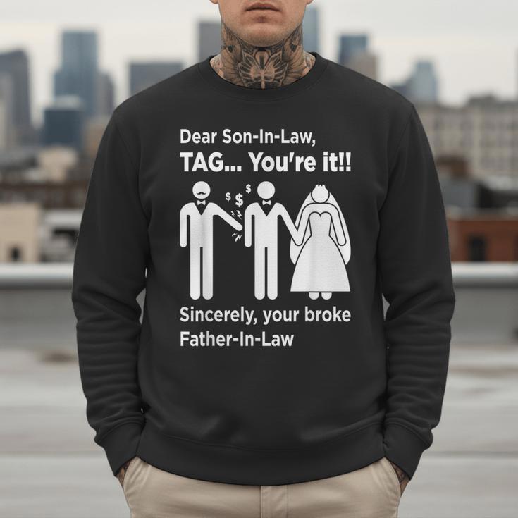 Dear Son-In-Law Father Of The Bride Dad Wedding Marriage Men Sweatshirt