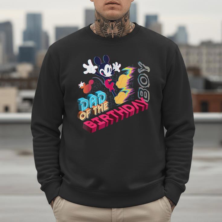 Disney Mickey Mouse Family Star Dad Of The Birthday Boy Men Sweatshirt