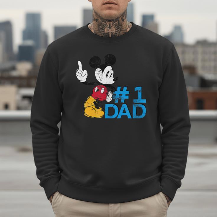 Disney Mickey Mouse Father's Day 1 Dad Men Sweatshirt