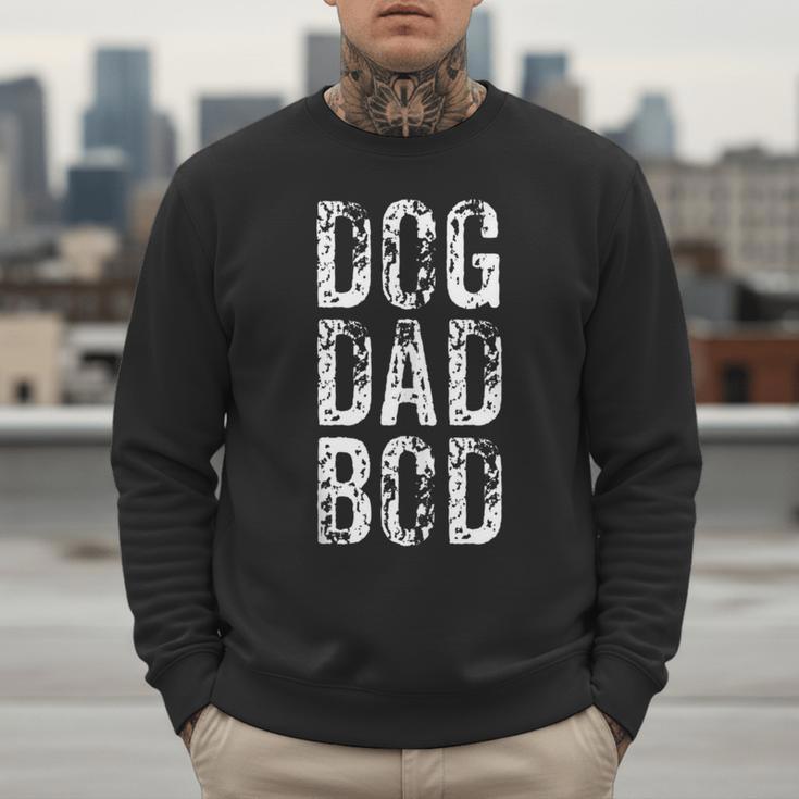 Dog Dad Bod Pet Owner Fitness Gym Men Sweatshirt