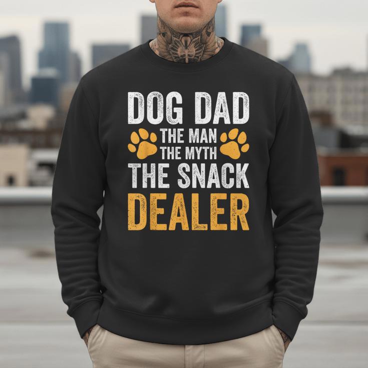 Dog Dad The Man The Myth The Snack Dealer Men Sweatshirt