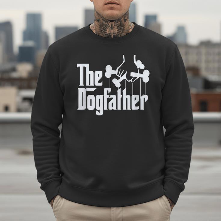 The Dogfather Dog Dad Dog Lover Men Sweatshirt