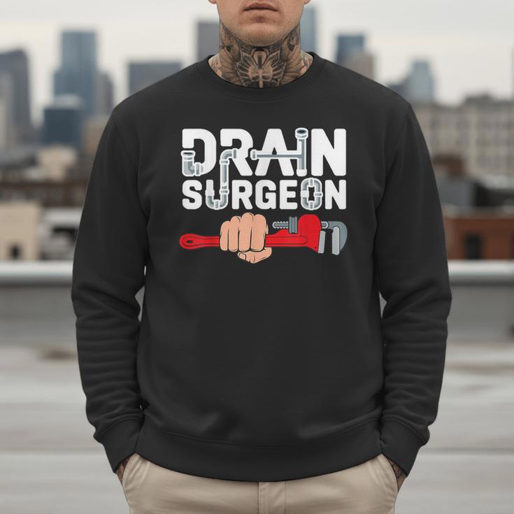 Drain Surgeon Plumber Job Professional Dad Men Men Sweatshirt Drain Surgeon Plumber Job Professional Dad Men Men Sweatshirt