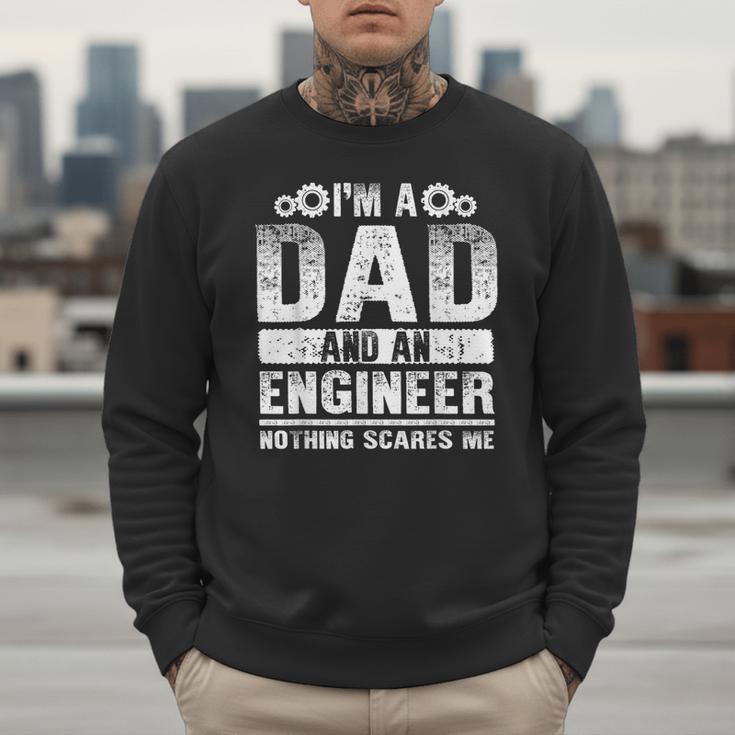 Engineer Dad Art For Men Father Day Engineering Lovers Men Sweatshirt