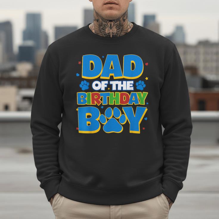 Family Matching Party Shirt Dad Of The Birthday Boy Men Sweatshirt