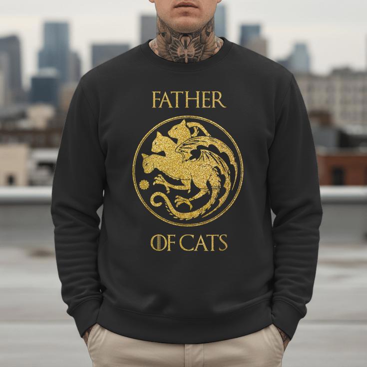 Father Of Cats Shirt Cat Dad Cat Daddy Men Sweatshirt