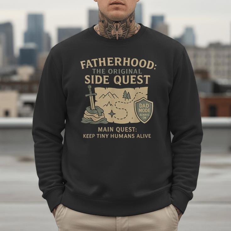 Fatherhood The Original Side Quest Dad Mode Men Sweatshirt Fatherhood The Original Side Quest Dad Mode Men Sweatshirt
