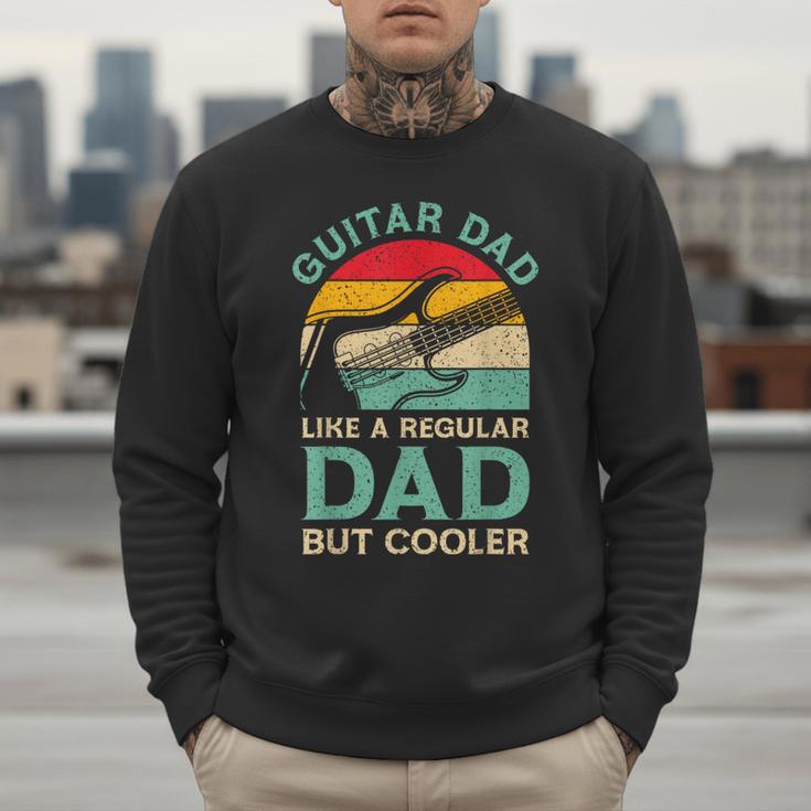 Fathers Day Guitar Dad For Guitarist Music Lover Dad Men Sweatshirt