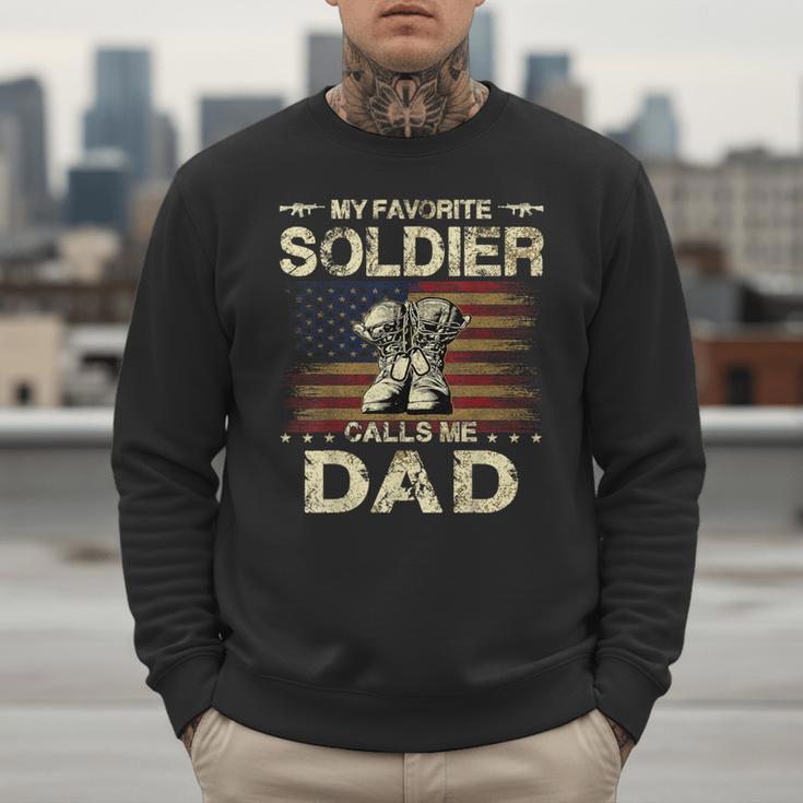My Favorite Solider Calls Me Dad Proud Army Dad Men Sweatshirt