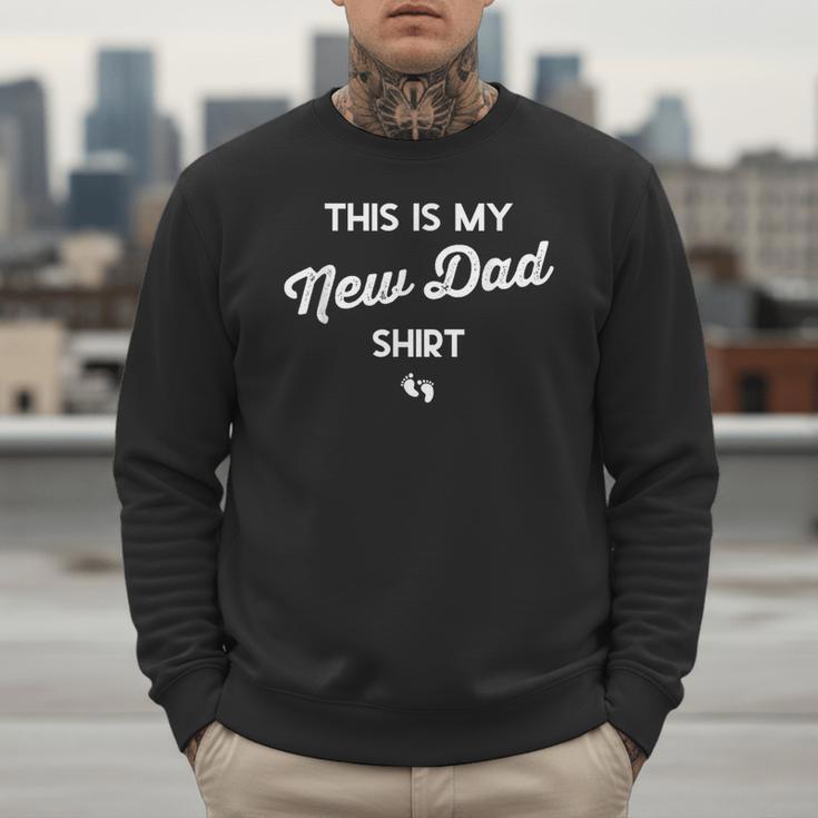 First Time Father Expecting This Is My New Dad Shirt Men Sweatshirt
