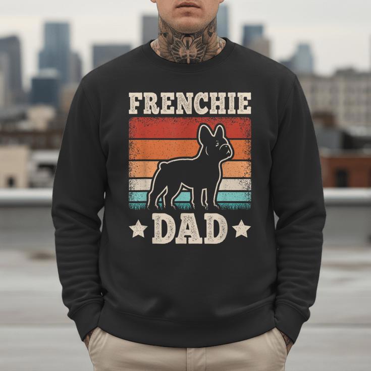 Frenchie Dad Retro French Bulldog Lover Daddy Men Men Sweatshirt