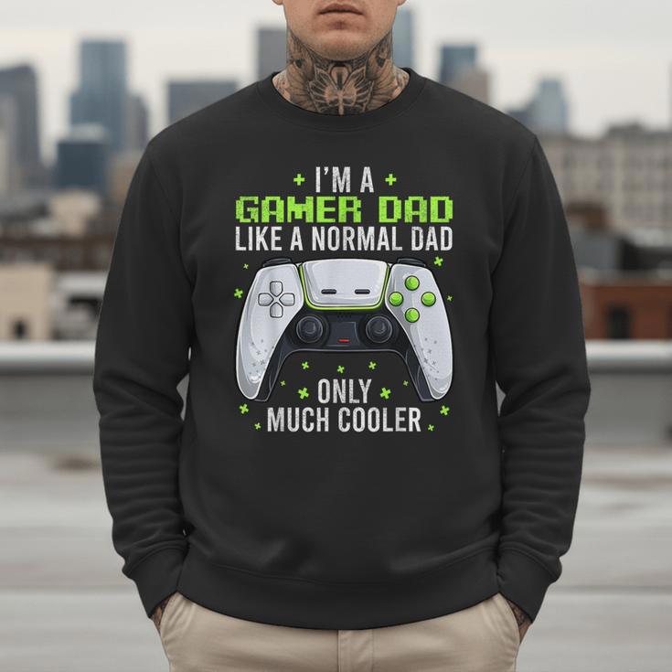 Gamer Dad Gaming Shirts Fathers Day Video Game Daddy Men Sweatshirt