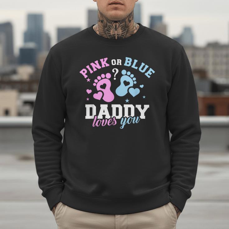 Gender Reveal Daddy Dad Men Sweatshirt
