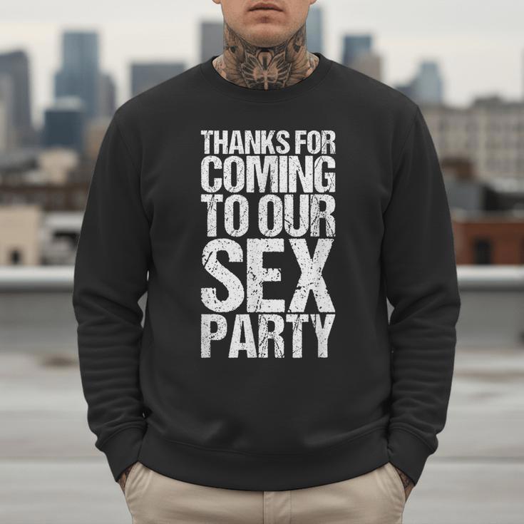 Gender Reveal Mum Dad Party Men Sweatshirt