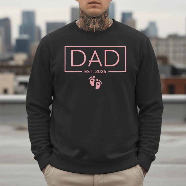 Girl Dad Est 2026 First Time Girl Dad To Be Men Sweatshirt