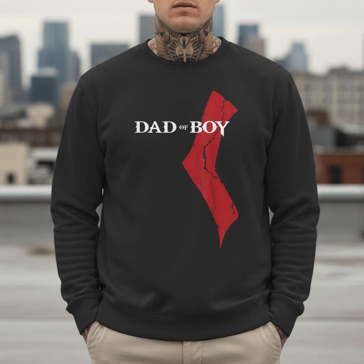 God Of Boy Dad Video Game Tshirt Father's Day Edition Men Sweatshirt