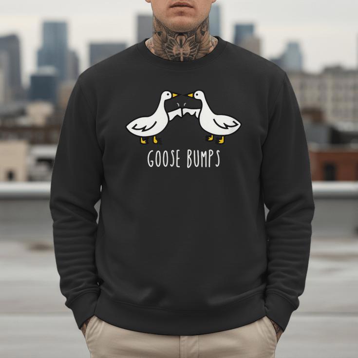 Goose Bumps Humorous Pun For Dad Joke Lover Men Sweatshirt