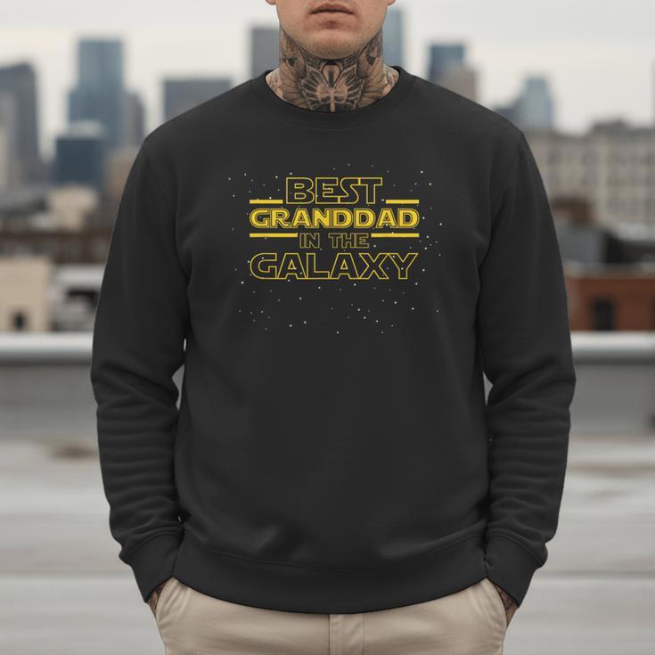 Grandpa Granddad Shirt Best Granddad In The Galaxy Men Sweatshirt