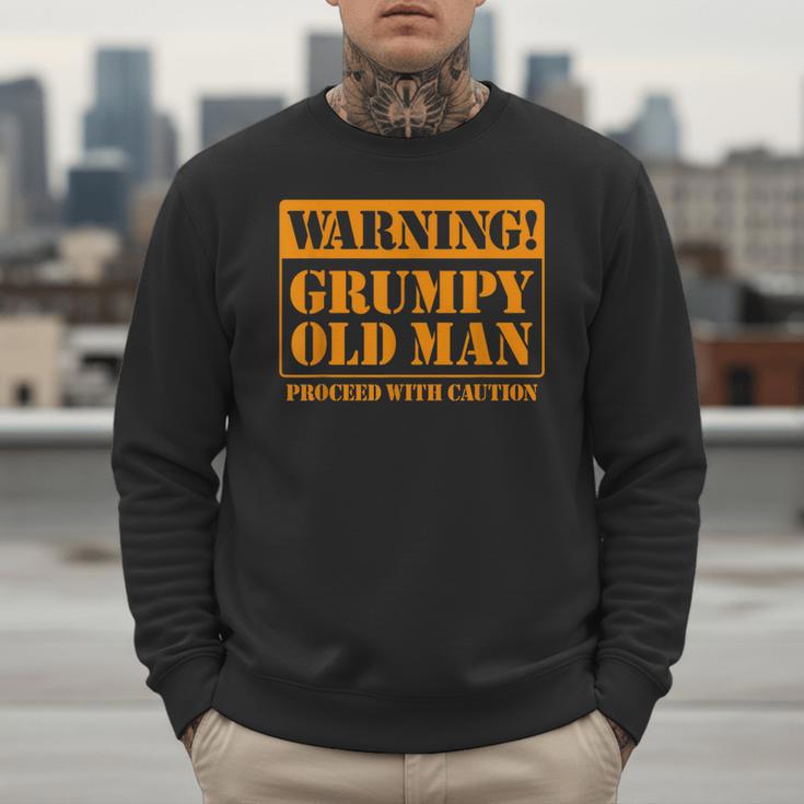 Grumpy Old Man Tee Shirt For Grandfathers Dads Father's Day Men Sweatshirt