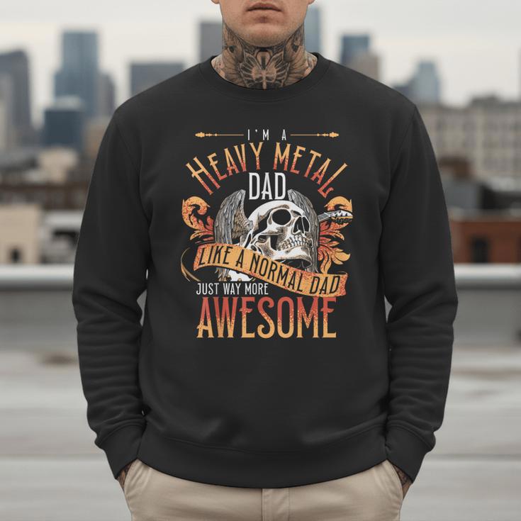 Heavy Metal Cooler Dad Punk Rock Music Lover Men Sweatshirt