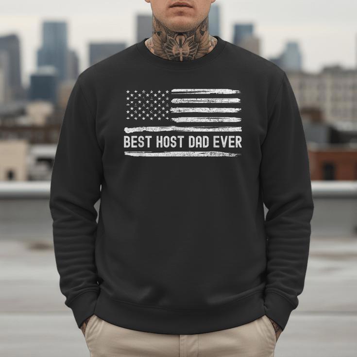 Host Dad Best Ever Flag Men Sweatshirt Host Dad Best Ever Flag Men Sweatshirt