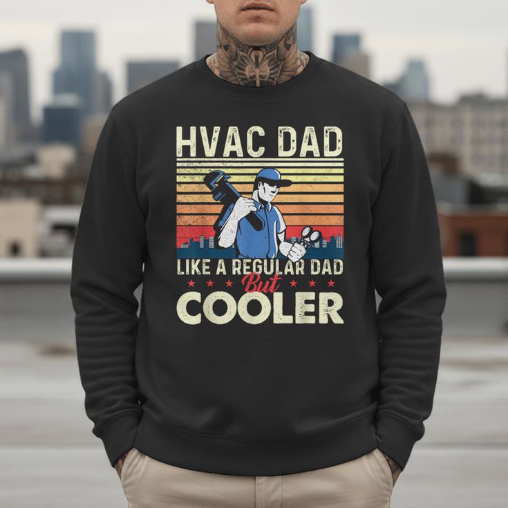 HVAC Dad Like A Regular Dad HVAC Technician AC Repairman Men Sweatshirt