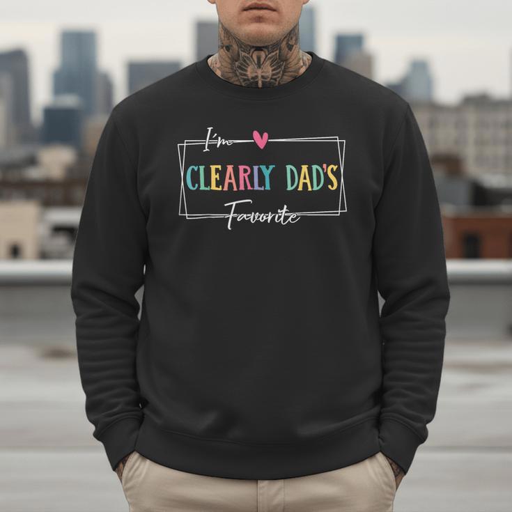 I'm Clearly Dad's Favorite Favorite Child And Son Daughter Men Sweatshirt I'm Clearly Dad's Favorite Favorite Child And Son Daughter Men Sweatshirt
