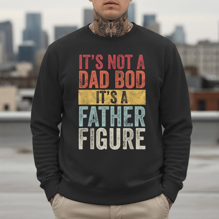 It's Not A Dad Bod It's A Father Figure Retro VintageShort Sleeve Men Sweatshirt