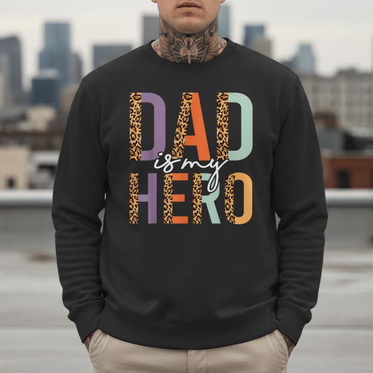 Kids Fathers Day Shirt For Son Daughter My Dad Is My Hero Men Sweatshirt Kids Fathers Day Shirt For Son Daughter My Dad Is My Hero Men Sweatshirt