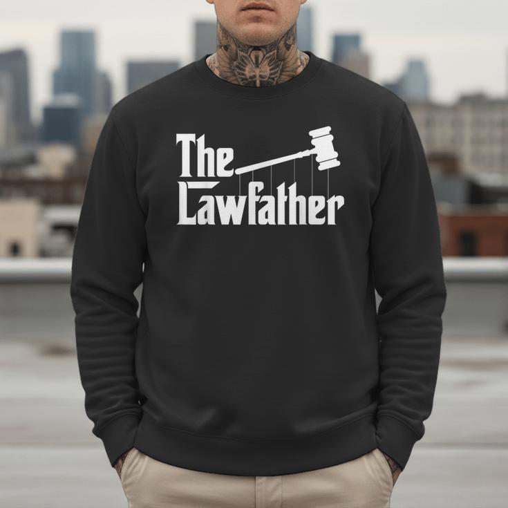 The Lawfather Father's Day Firm Lawyer Daddy Attorney Dad Men Sweatshirt