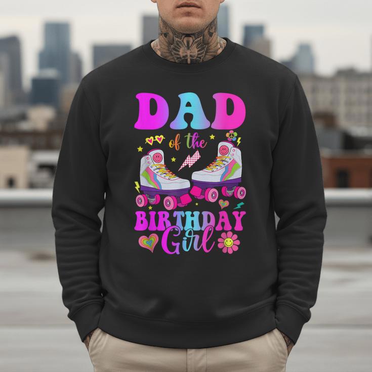 Let's Roll Dad Of The Birthday Girl Roller Skate Birthday Men Sweatshirt Let's Roll Dad Of The Birthday Girl Roller Skate Birthday Men Sweatshirt