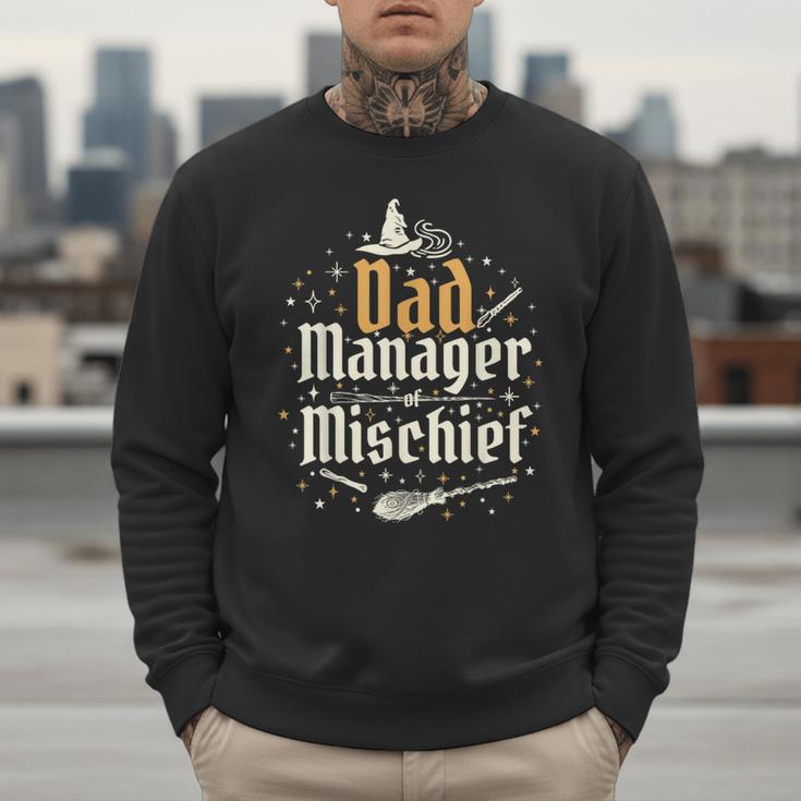 Magical Dad Manager Of Mischief Birthday Boys Girls Men Sweatshirt