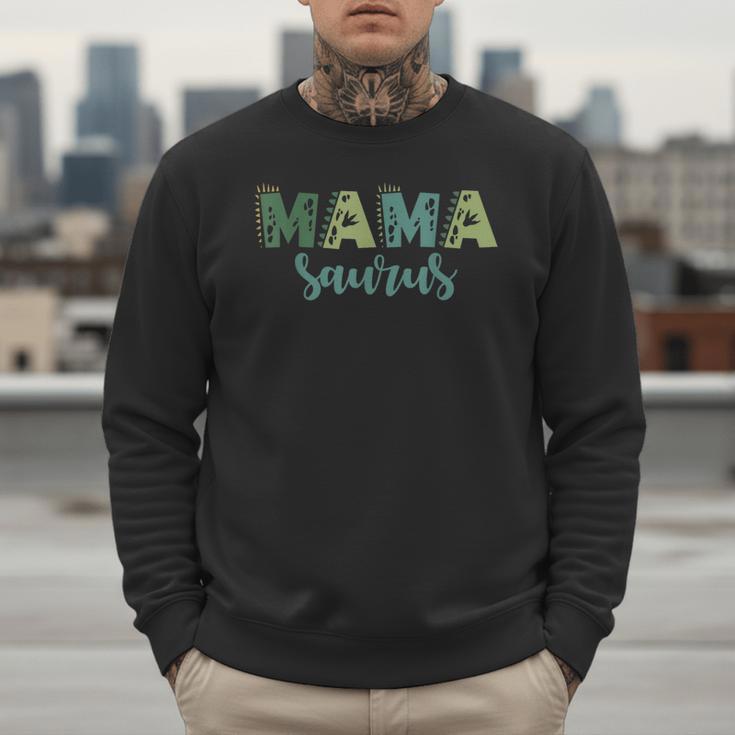 Mama Saurus Dinosaur Birthday Mom Dad Birthday Boy T-Rex Men Sweatshirt Mama Saurus Dinosaur Birthday Mom Dad Birthday Boy T-Rex Men Sweatshirt