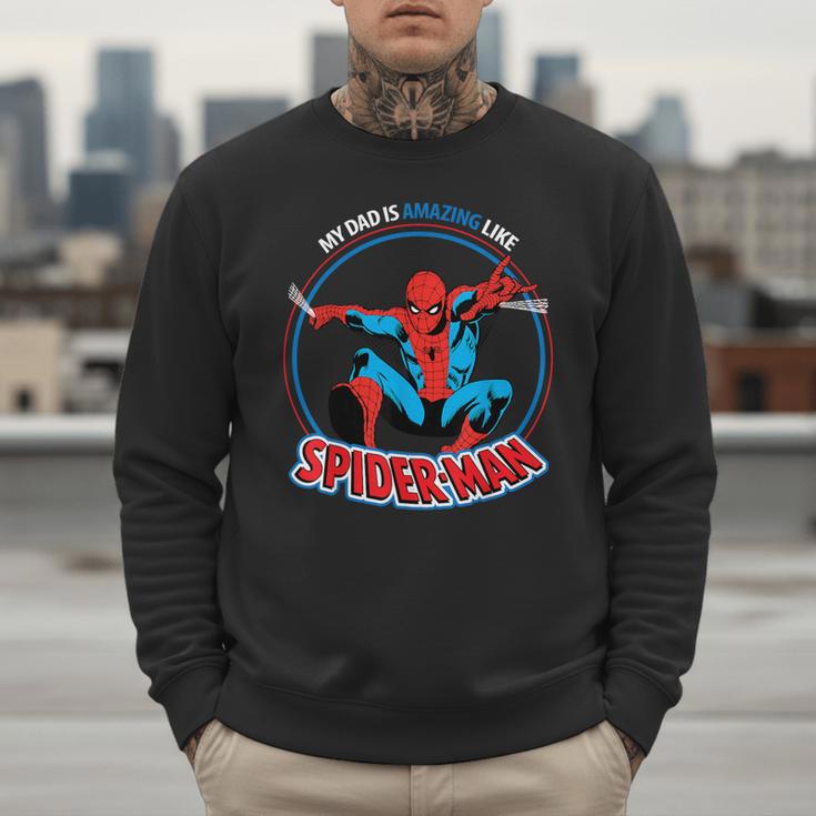 Marvel Dad Is Amazing Like Spider-Man Father's Day Men Sweatshirt