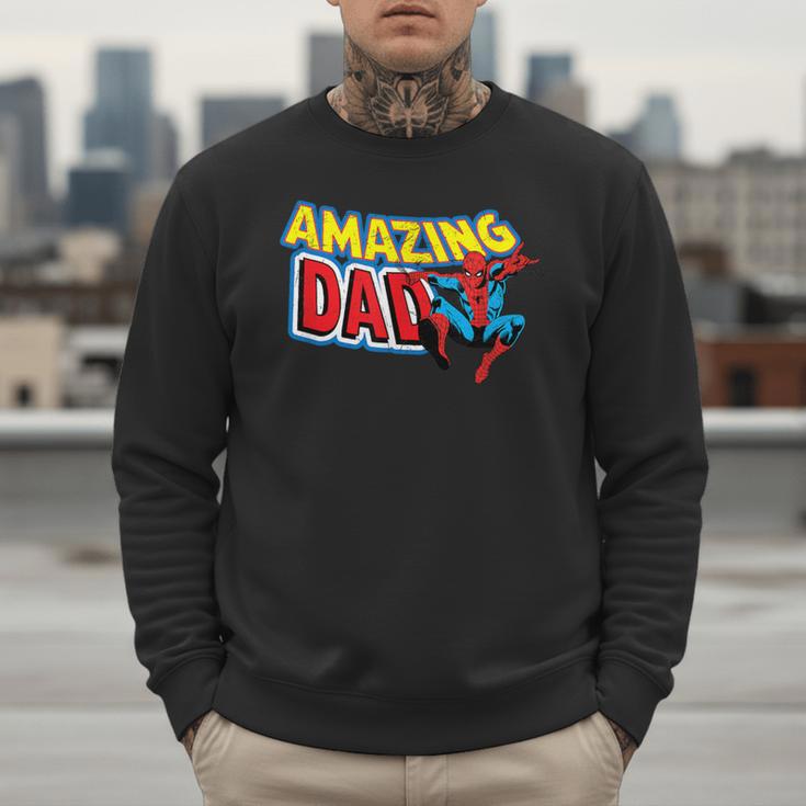 Marvel Spider-Man Amazing Dad Comic Book Father's Day Men Sweatshirt