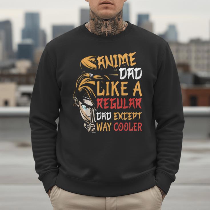 Men Anime Father's Day Anime Dad Except Way Cooler Men Sweatshirt