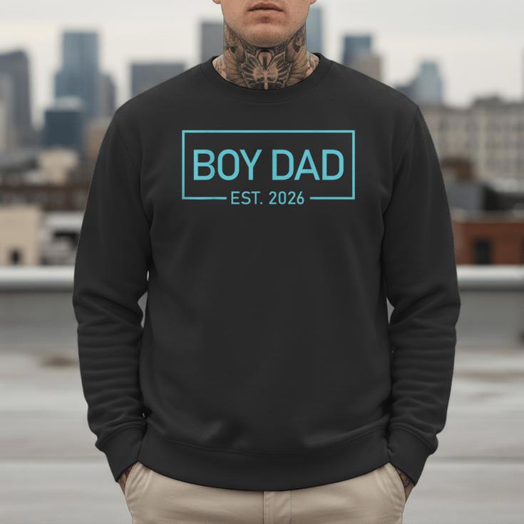 Men Boy Dad Est 2026 Newborn Daddy Father Baby Boy Son Men Sweatshirt