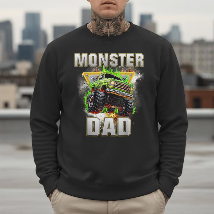 Monster Truck Dad Monster Truck Are My Jam Adults Kids Men Sweatshirt