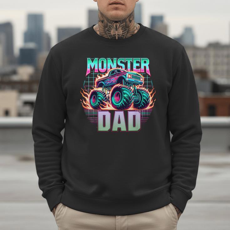 Monster Truck Dad Monster Truck Are My Jam Truck Lovers Men Sweatshirt