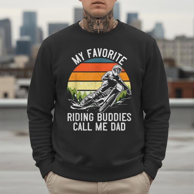 Motorcycle Dad Dirt Bike Shirt Motocross Riding Buddies Men Sweatshirt