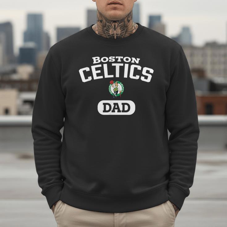 NBA Boston Celtics Dad Arched Team Logo Men Sweatshirt