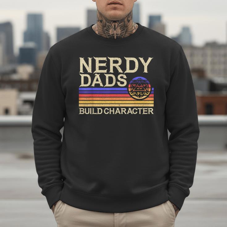 Nerdy Dad RPG Gaming D20 Tabletop Games RPG Gamer Men Sweatshirt