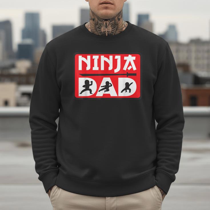 Ninja Dad Matching Family Ninja Warrior Men Sweatshirt