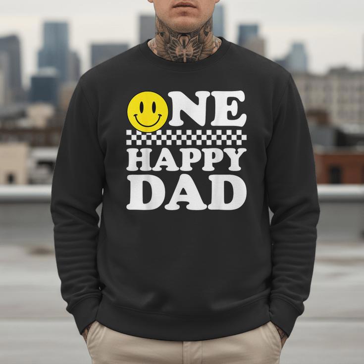 One Happy Dude Dad 1st Birthday Family Matching Men Sweatshirt